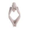 Present time - Statue Dreaming polyresin light grey
