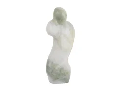 Present time - Statue Female abstract marble himalayan green