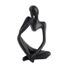 Present time - Statue Imagine polyresin black