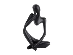 Present time - Statue Imagine polyresin black