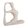 Present time - Statue Yoga Bow light grey