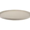 Present time - Tray Servir round large warm grey