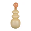 Present time - Vase Alegre Anillo soft yellow w. peach orange