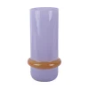 Present time - Vase Animado Anillo large soft purple w. mango yellow