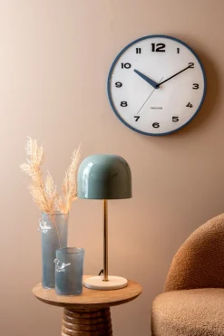 Present time - Vase Bird On Branch small misty blue