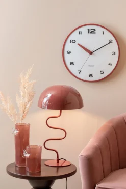 Present time - Vase Bird On Branch large soft pink