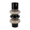 Present time - Vase Grato medium black w. warm grey
