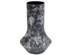 Present time - Vase Mosaic Marble black