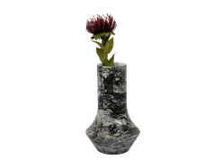 Present time - Vase Mosaic Marble white