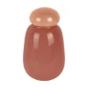 Present time - Vase Nuevo Dulce faded pink w. soft pink lid
