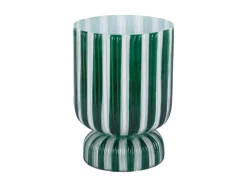 Present time - Vase Rayado Retro medium retro green
