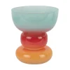 Present time - Vase Summer Vibes glass wide multi colour