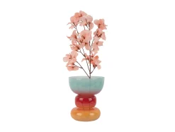 Present time - Vase Summer Vibes glass wide multi colour