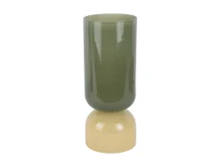 Present time - Vase Variado Colores large jungle green w. soft yellow
