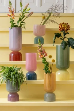 Present time - Vase Variado Colores small grayed jade w. light mauve