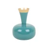 Present time - Vase Yara enamel turquoise blue