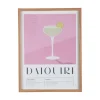 Present time - Wall art Daiquiri soft pink