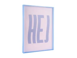 Present time - Wall art Hej large purple