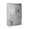 Present time - Wall cabinet Medicine large chrome