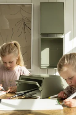 ReCollector - Affaldssortering, affaldsbeholder, duset grøn, Oak Green