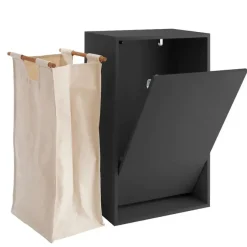 ReCollector - Vasketøjskurv, Sort, Black Raven, bæredygtig