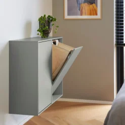 ReCollector - Vasketøjskurv, Iron Blue, bæredygtig