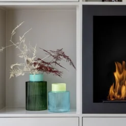 Remember - Vase - Groove L - Grøn