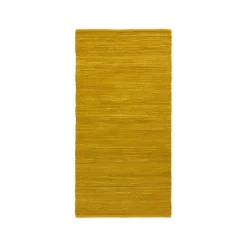 Rug Solid - Bomuldstæppe, amber - 60x90 cm.