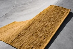 Rug Solid - Bomuldstæppe, amber - 60x90 cm.