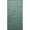 Rug Solid - Bomuldstæppe, jade - 140x200 cm.
