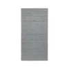 Rug Solid - Bomuldstæppe, light grey - 60x90 cm - lysegrå