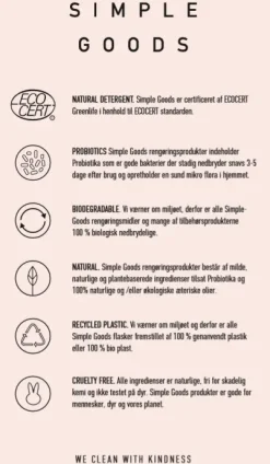 Simple Goods - Klud - Grå - 2 stk. pr. pakke