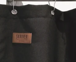 Skriver Collection - Badeforhæng - Orlando - Mørkegrå - 145x200 cm.