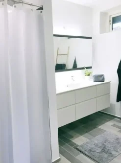 Skriver Collection - Badeforhæng - Orlando - Hvid - 145x200 cm