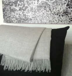 Skriver Collection - Plaid - Baby Alpaca - Grey/Brown - 130x200 cm