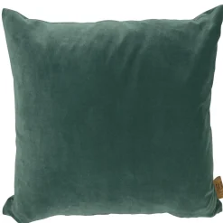 Skriver Collection - Pude - City Velvet - mørkegrøn - 65x65 cm
