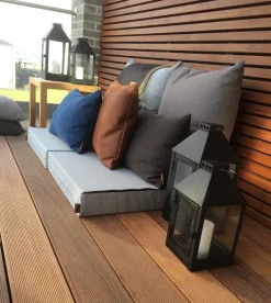 Skriver Collection - Pude - Hotmadi - blå - 45x45 cm