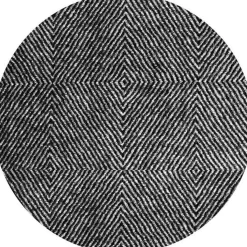 Skriver Collection - Tæppe - Herringbone Round - Ø100 cm