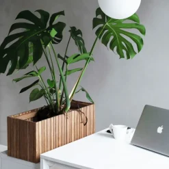 SQUARELY COPENHAGEN - Plantekasse - GrowWIDE - Mørk Eg - 60 x 22 x 24