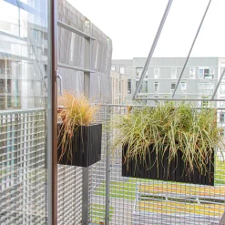 SQUARELY COPENHAGEN - Plantekasse - GrowWIDE - Sort Ask