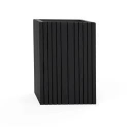 SQUARELY COPENHAGEN - Plantekasse - Unfold SQUARE TALL - Sort - 47 x 52 x 70cm