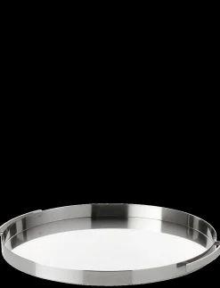 Stelton - Arne Jacobsen serveringsbakke Ø 33,5 cm stål