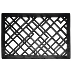 Tica Copenhagen - Dørmåtte - Lines design - Gummi - 40x60 cm