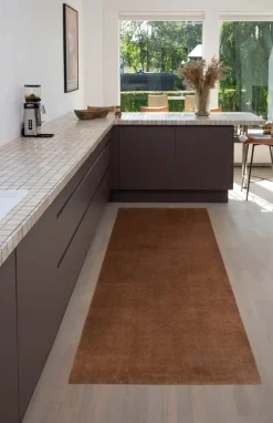 Tica Copenhagen - Gulvmåtte / Tæppe - Cognac - 90x200 cm