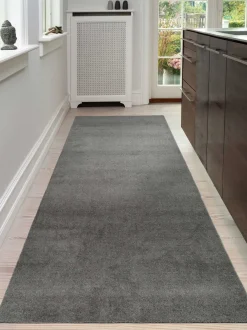 Tica Copenhagen - Løber - Unicolor - Steelgrey/Grå - 100x300 cm