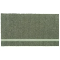 Tica Copenhagen - Smudsmåtte - Stripes Vertical - Lysegrøn/Støvet - 60x90 cm