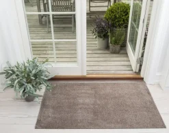 Tica Copenhagen - Smudsmåtte - Ensfarvet - Sand/beige - 67x120 cm