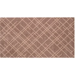 Tica Copenhagen - Smudsmåtte - Lines - Sand - 67x120 cm