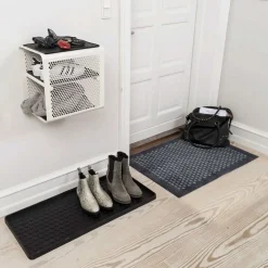 Tica Copenhagen - Smudsmåtte - Dots - Grå - 60x90 cm