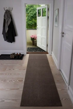 Tica Copenhagen - Smudsmåtte - Ensfarvet - Sand/beige - 67x200 cm